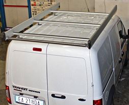 01_Porta todo con perfil antivibración para furgoneta Connect equipada en Guadalajara